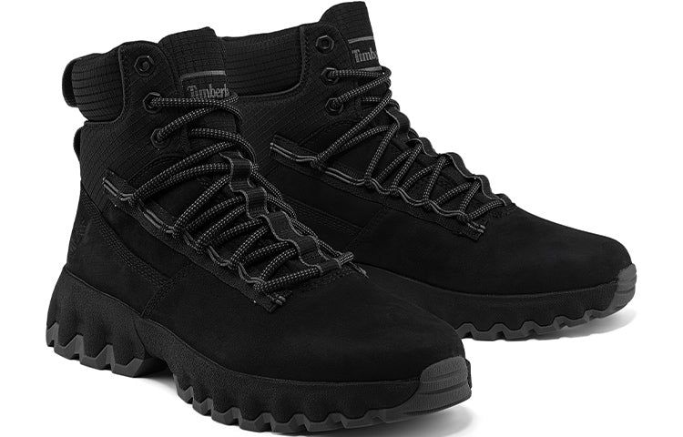 Timberland Greenstride Edge Waterproof Wide Fit Boots 'Black Nubuck' A2KT4W sold by KicksCrew product image thumbnail 4