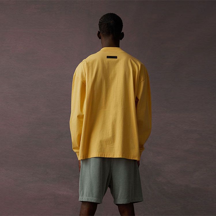 Fear of God Essentials SS23 Long Sleeve Logo Tee 'Light Tuscan' 125BT222012F sold by KicksCrew product image thumbnail 5