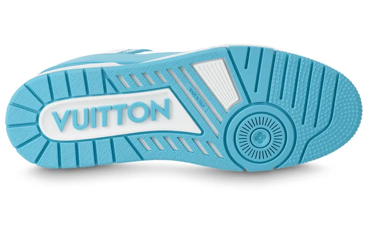 LOUIS VUITTON LV Trainers 'White Monogram Blue' 1ABOFI sold by KicksCrew product image thumbnail 4