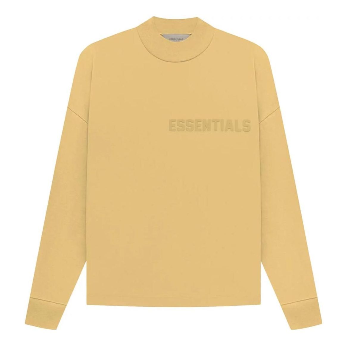 Fear of God Essentials SS23 Long Sleeve Logo Tee 'Light Tuscan' 125BT222012F sold by KicksCrew