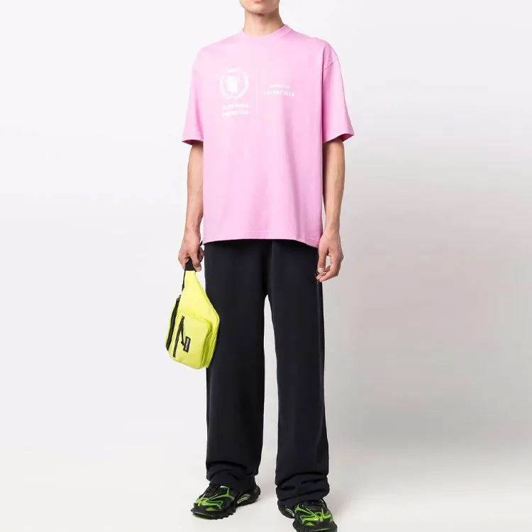 Balenciaga x WFP T-Shirt Medium Fit 'Pink' 612966THV845621 sold by KicksCrew product image thumbnail 3