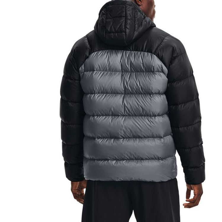 Under Armour Down Puffer Jacket 'Black Grey' 1364903-001 sold by KicksCrew product image thumbnail 4