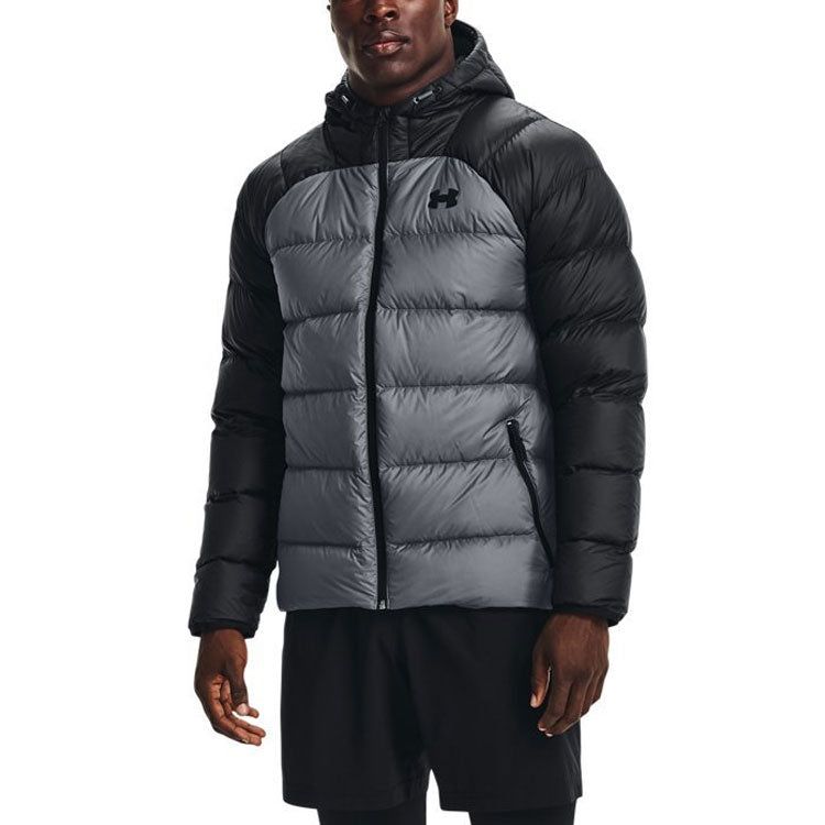Under Armour Down Puffer Jacket 'Black Grey' 1364903-001 sold by KicksCrew product image thumbnail 5