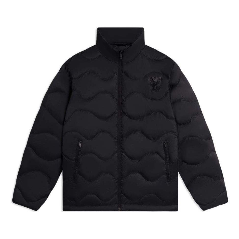 Li-Ning Fashion Trend Down Jacket 'Black' AYMS081-3 sold by KicksCrew