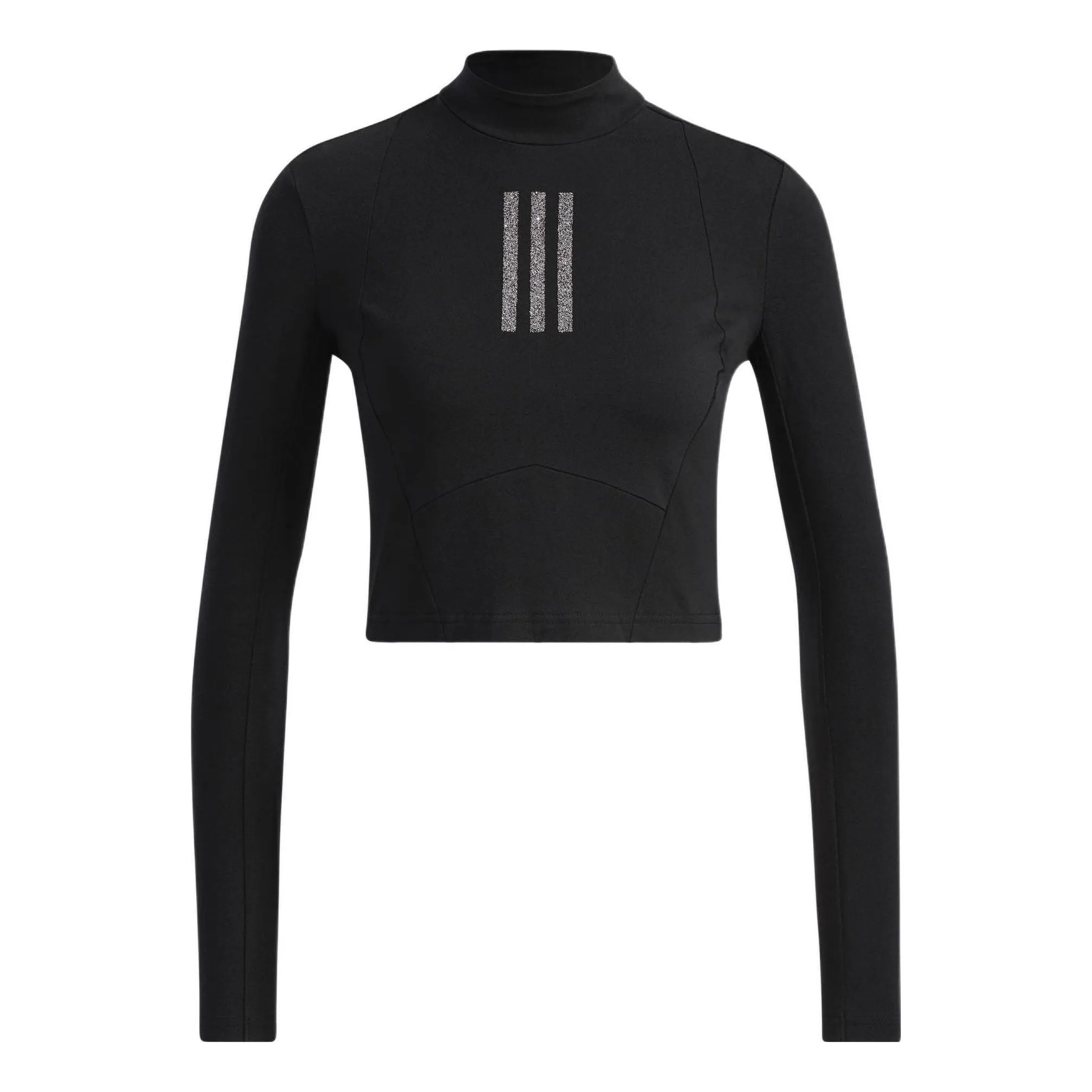 (WMNS) adidas Swarovski Long Sleeve T-Shirt 'Black White' HB8568 sold by KicksCrew
