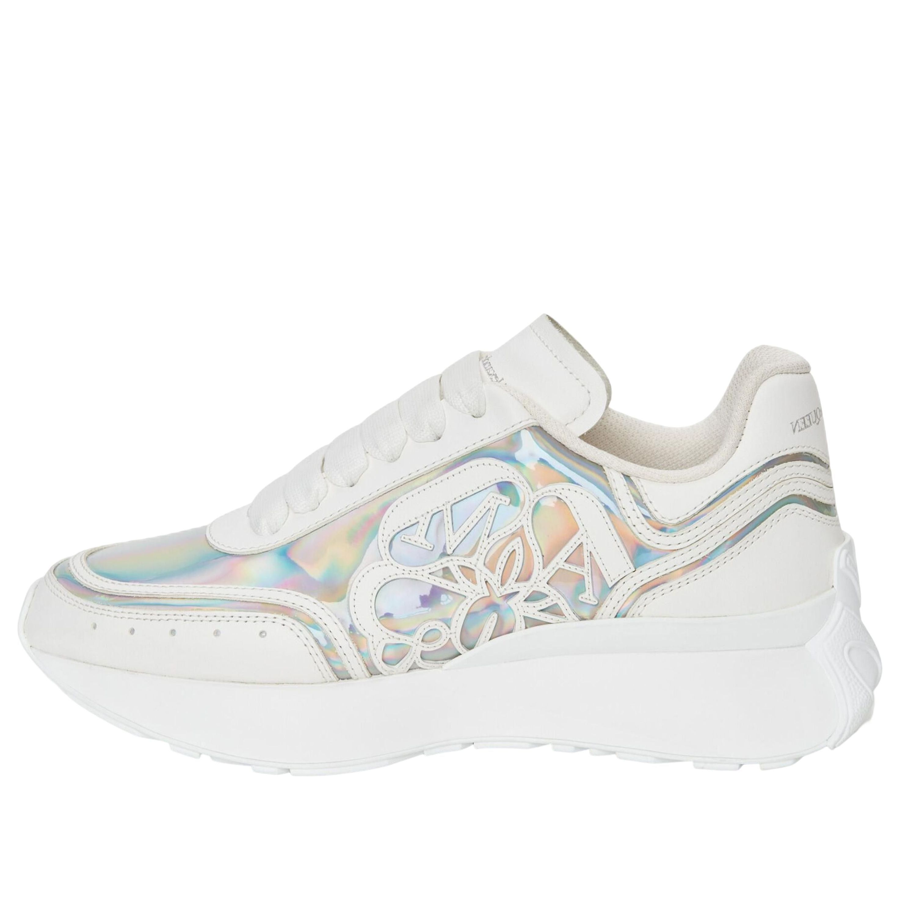 (WMNS) Alexander McQueen Sprint Runner 'White Multi' 742738W4K538113 sold by KicksCrew