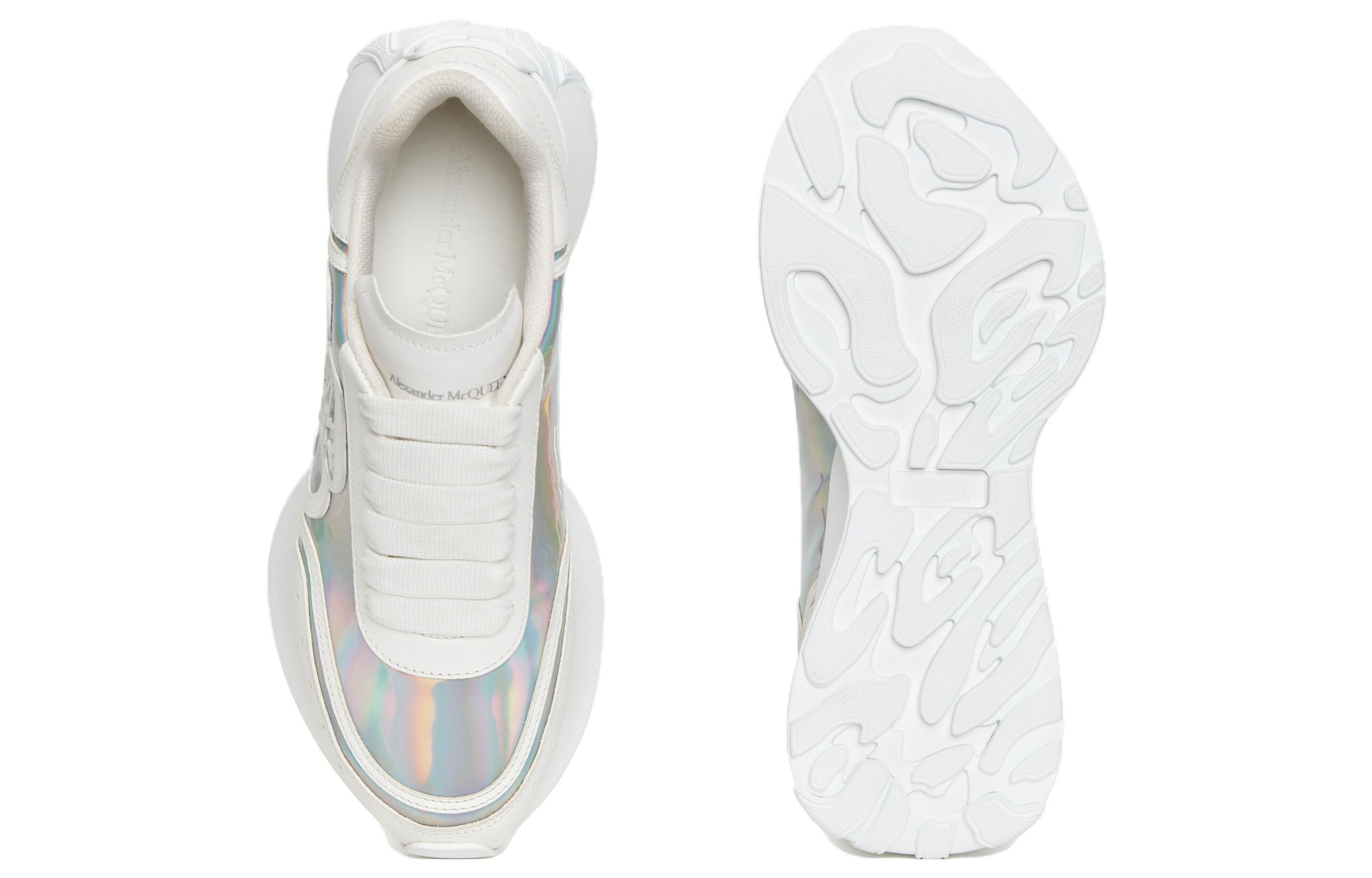 (WMNS) Alexander McQueen Sprint Runner 'White Multi' 742738W4K538113 sold by KicksCrew product image thumbnail 3