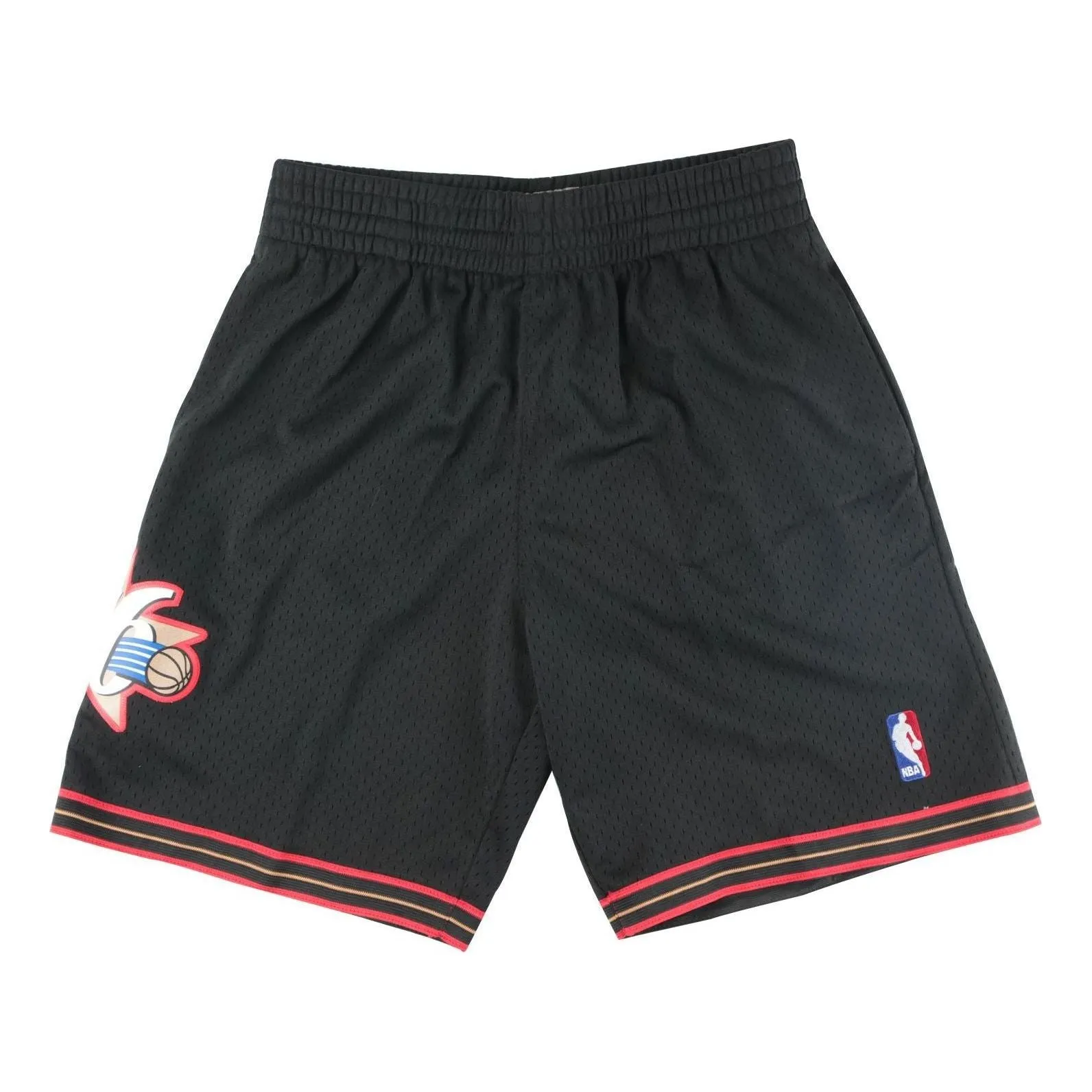 Mitchell & Ness x NBA Philadelphia 76ers1997-98 Road Shorts 'Black' 540B-3B2-7P76QPV sold by KicksCrew