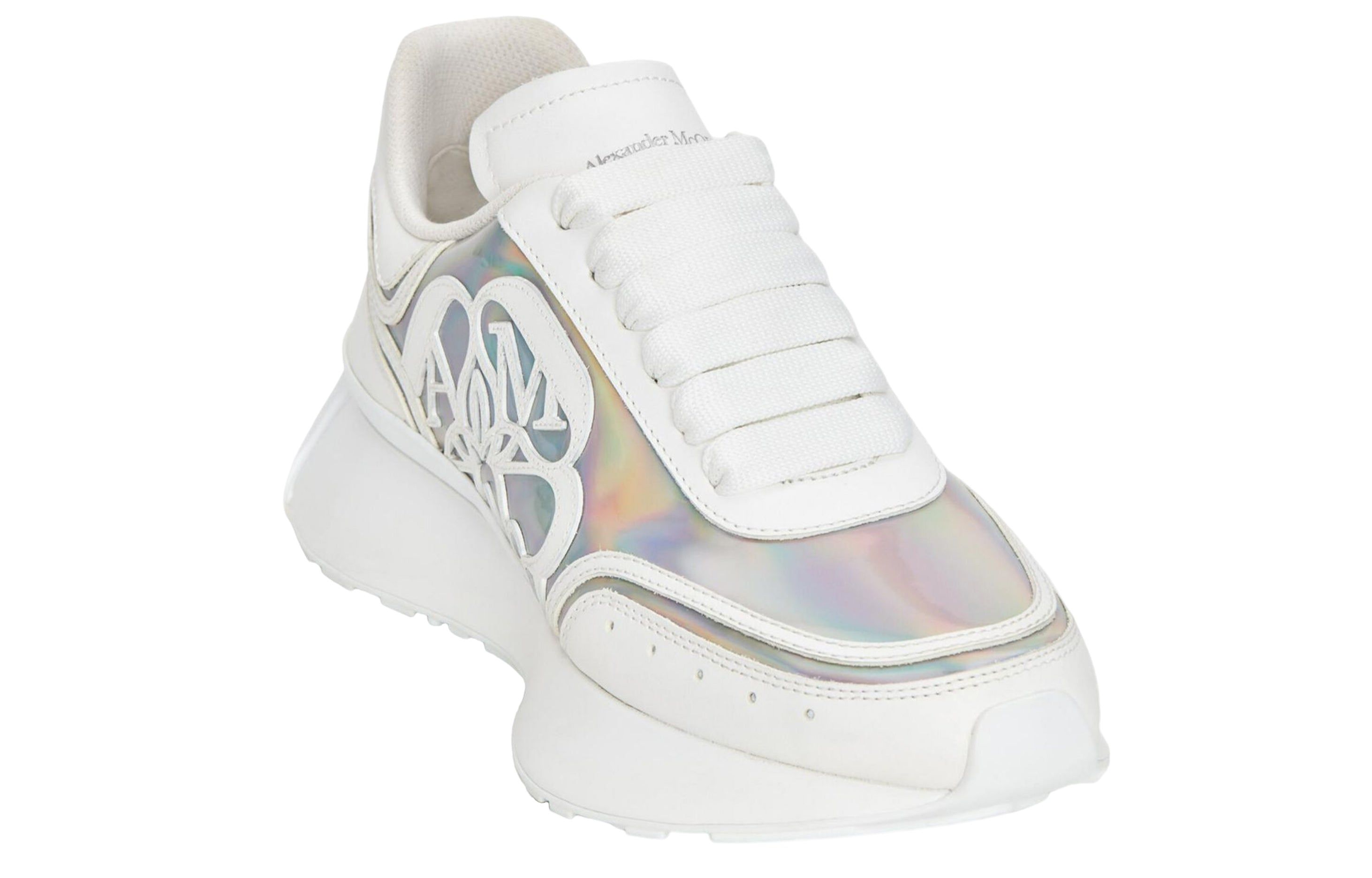 (WMNS) Alexander McQueen Sprint Runner 'White Multi' 742738W4K538113 sold by KicksCrew product image thumbnail 2