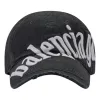 (WMNS) Balenciaga Diagonal Baseball Cap 'Black White' 680738410B20107 sold by KicksCrew