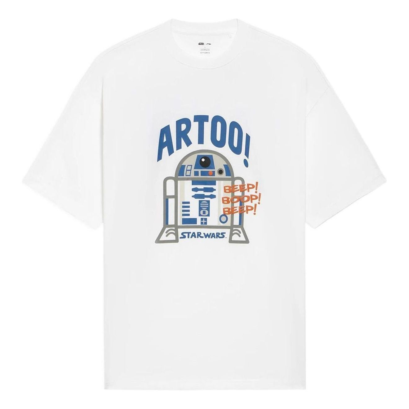 Li-Ning x Star Wars Graphic T-shirt 'White Blue' AHSS875-3 sold by KicksCrew