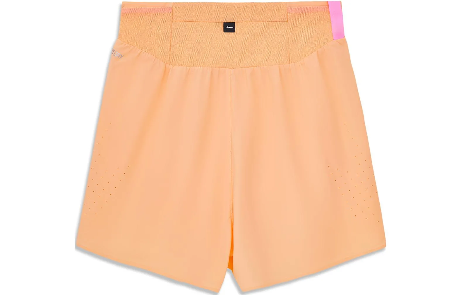 (WMNS) Li-Ning Graphic Running Shorts 'Light Orange' AKSU004-3 sold by KicksCrew product image thumbnail 2