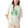 (GS) ASICS Earth Theme Logo T-Shirt 'White' 332241173020-8853 sold by KicksCrew