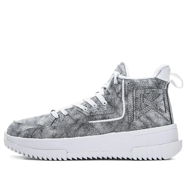 ANTA Going Crazy Leather 'Grey White' 112141801-4 sold by KicksCrew