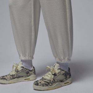 (WMNS) Air Jordan Flight Fleece Winterized Pants 'Off White' FD7235-133 sold by KicksCrew