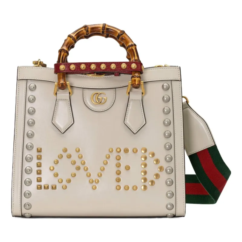 (WMNS) Gucci Lovelight Diana Small Tote Bag 'White' 702721-AAA30-9046 sold by KicksCrew