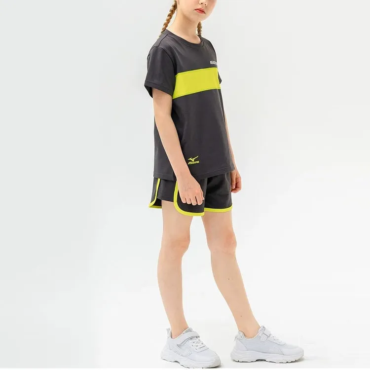 (GS) Mizuno Casual T-shirt Suit 'Grey' 32CG3452 sold by KicksCrew product image thumbnail 3