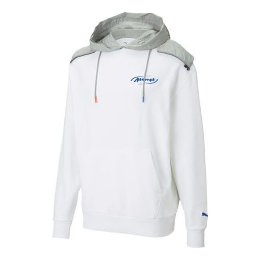 Puma x Attempt Hoodie 'White Grey' 598263-02 sold by KicksCrew