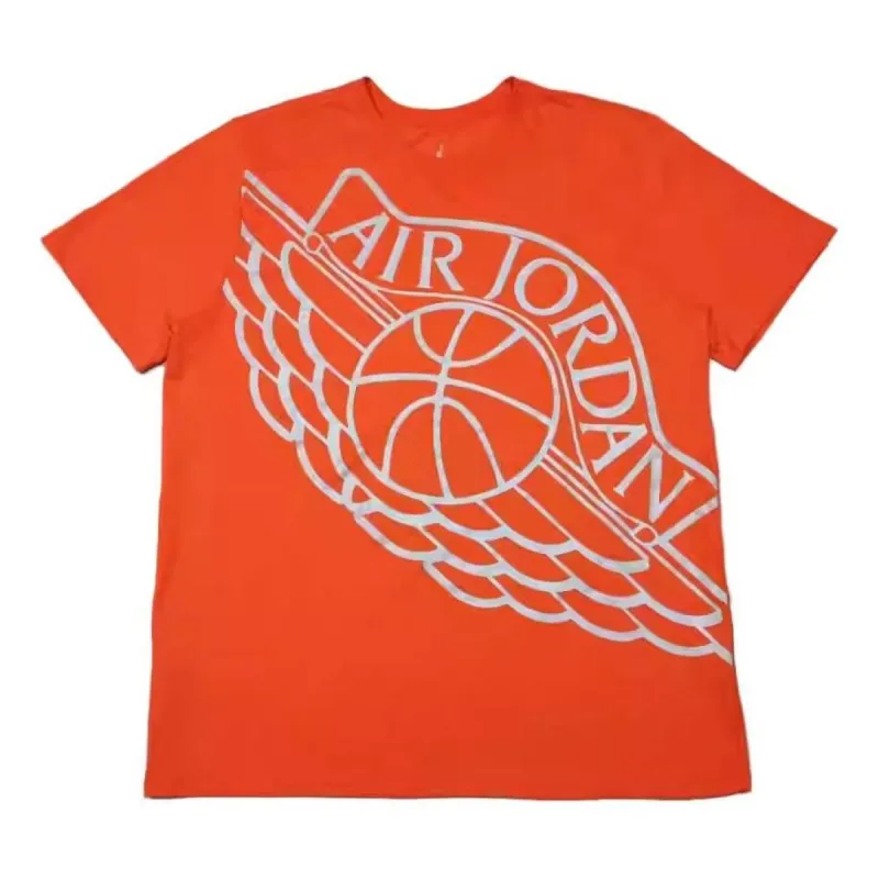 Air Jordan Mens Wingspan T-Shirt 'Orange' 748552-891 sold by KicksCrew