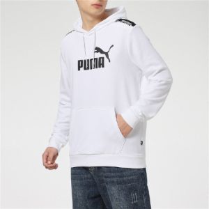 Puma Amplified Hoodie 'White Black' 588816-02 sold by KicksCrew