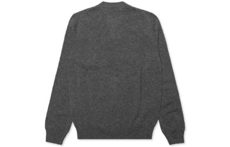 COMME des GARCONS PLAY Cardigan White Heart 'Dark Grey' AZ-N062-051-3 sold by KicksCrew
