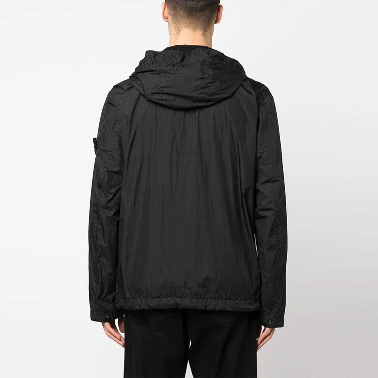 STONE ISLAND Crinkle Reps Light Hooded Jacket 'Black' 781540522-V0029 sold by KicksCrew product image thumbnail 2
