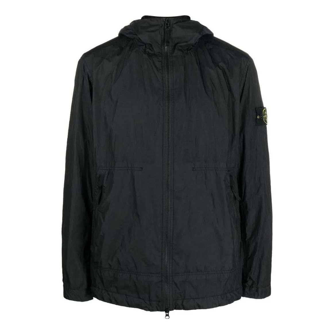 STONE ISLAND Crinkle Reps Light Hooded Jacket 'Black' 781540522-V0029 sold by KicksCrew