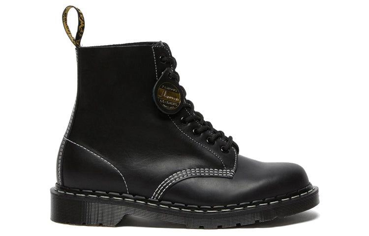 Dr.Martens 1460 Pascal Made in England Cavalier Leather Lace Up Boots 'Black Cavalier' 26713001 sold by KicksCrew product image thumbnail 2