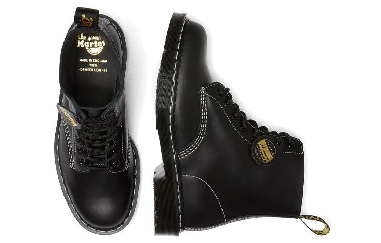 Dr.Martens 1460 Pascal Made in England Cavalier Leather Lace Up Boots 'Black Cavalier' 26713001 sold by KicksCrew product image thumbnail 4