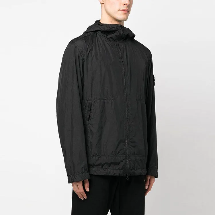 STONE ISLAND Crinkle Reps Light Hooded Jacket 'Black' 781540522-V0029 sold by KicksCrew product image thumbnail 3