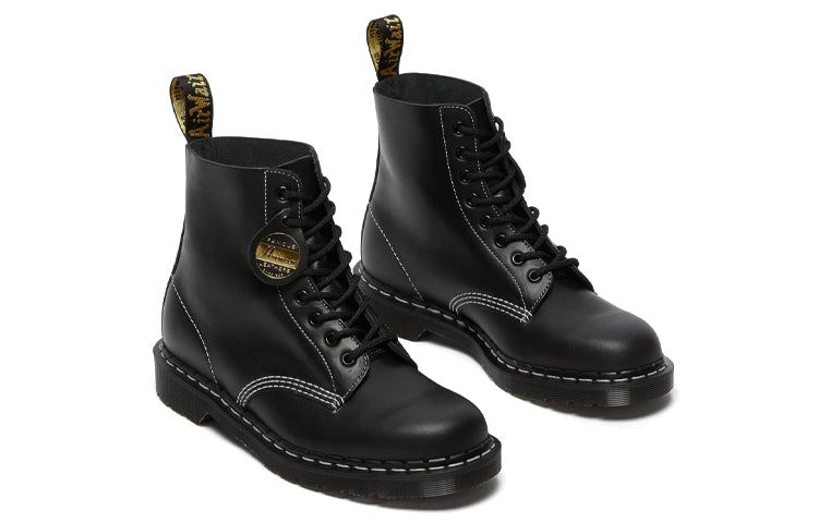 Dr.Martens 1460 Pascal Made in England Cavalier Leather Lace Up Boots 'Black Cavalier' 26713001 sold by KicksCrew product image thumbnail 3