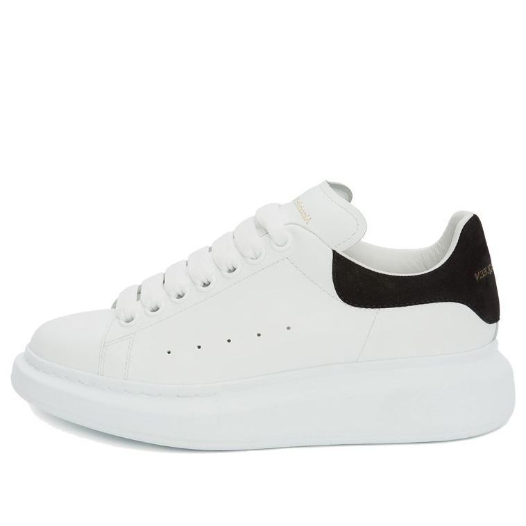 (WMNS) Alexander McQueen Oversized Sneaker 'White Black Suede' 553770WHGP79061 sold by KicksCrew