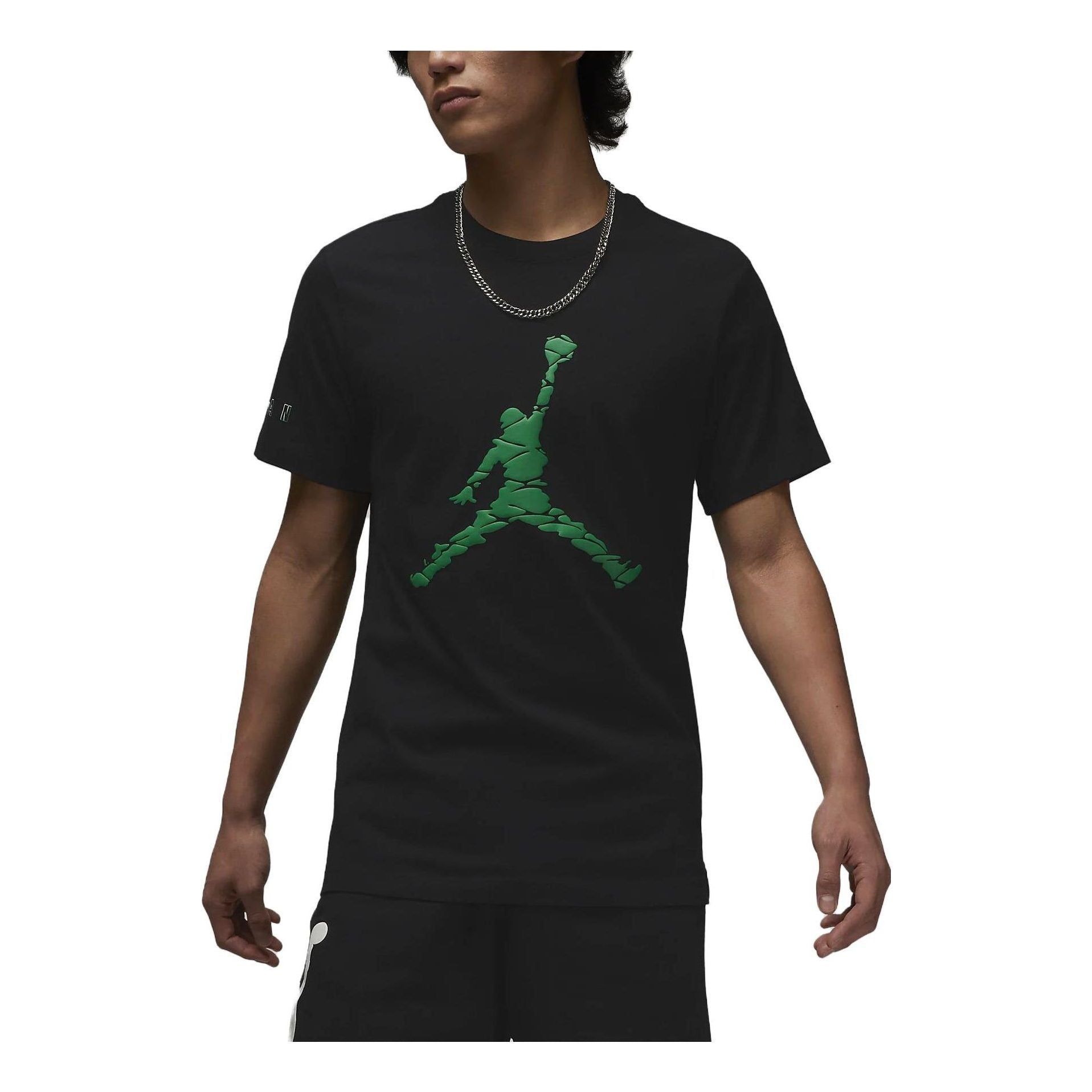 Air Jordan Jumpman Logo T-Shirt 'Black' DX9582-010 sold by KicksCrew