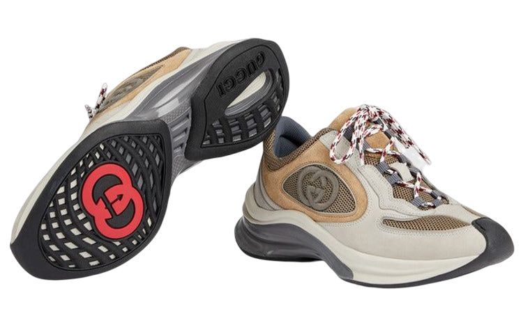 (WMNS) GUCCI Run Suede Sneakers 'Beige Tan' 746939-AAB62-1441 sold by KicksCrew product image thumbnail 4