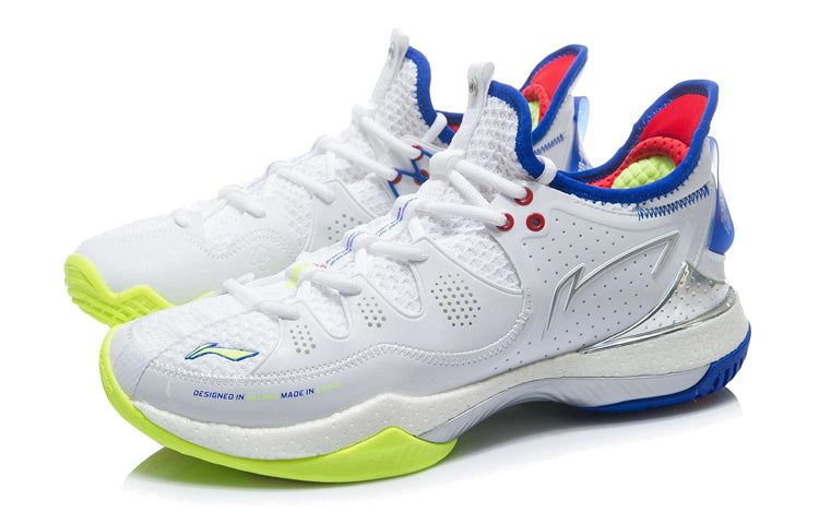 Li-Ning Halberd 3 'White Blue Yellow' AYAR025-1 sold by KicksCrew product image thumbnail 4