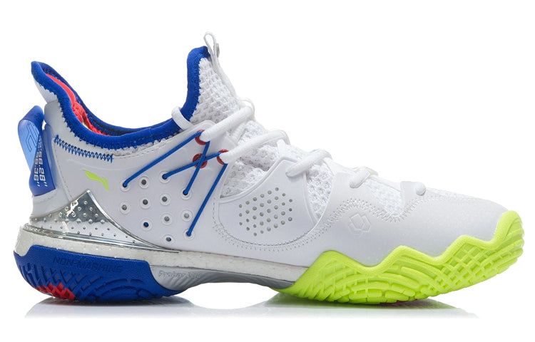 Li-Ning Halberd 3 'White Blue Yellow' AYAR025-1 sold by KicksCrew product image thumbnail 3