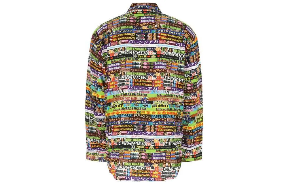 Balenciaga Ad Banners Minimal Shirt 'Multicolor' 681812TML178470 sold by KicksCrew product image thumbnail 2