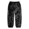 Supreme Crushed Velvet Track Pants 'Black' SUP-FW23-118 sold by KicksCrew
