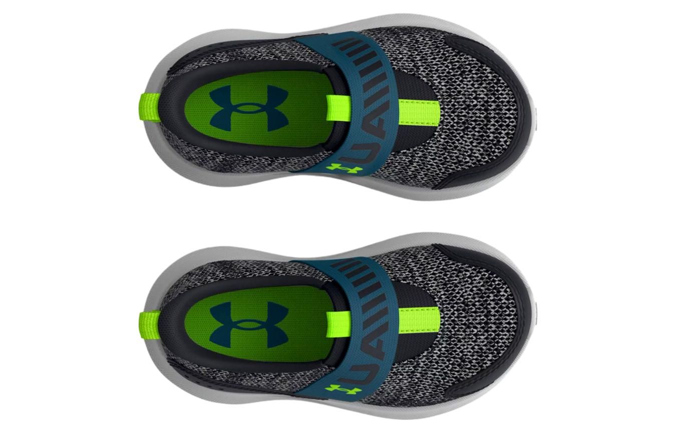 (TD) Under Armour Surge 3 Slip 'Black Static Blue' 3026530-002 sold by KicksCrew product image thumbnail 4