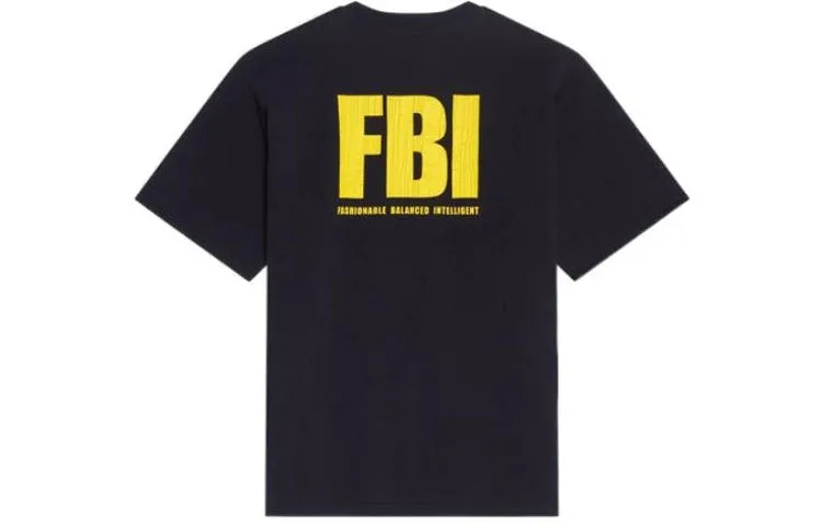 Balenciaga Year Of The Tiger FBI Revesible T-Shirt 'Navy' 681467TLVM54084 sold by KicksCrew product image thumbnail 2