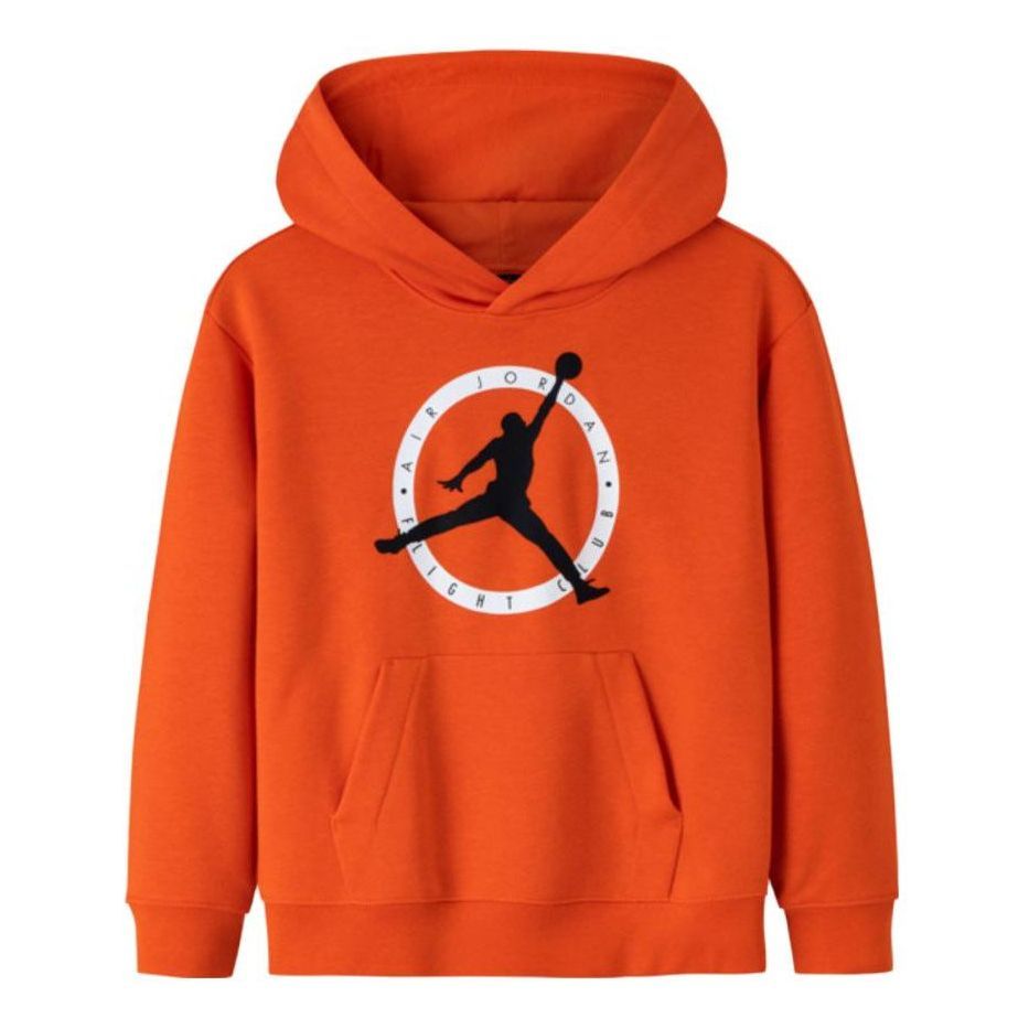 (GS) Air Jordan Official Authentic Velvet Sports Hoodie 'Orange' FJ5789-891 sold by KicksCrew