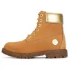 (WMNS) Timberland Heritage 6 Inch Waterproof Boots 'Wheat Nubuck with Gold' A5RS8231 sold by KicksCrew