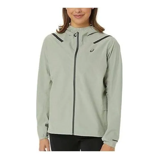 (WMNS) ASICS Accelerate Waterproof 2.0 Jacket 'Olive Grey' 2012C219-303 sold by KicksCrew