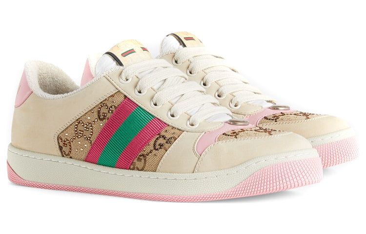 (WMNS) GUCCI Screener GG Low-Top Sneakers 'GG Canvas - Beige Pink' 677423-9SFR0-2587 sold by KicksCrew product image thumbnail 2