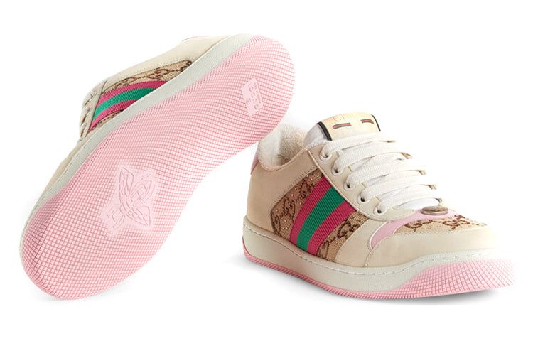 (WMNS) GUCCI Screener GG Low-Top Sneakers 'GG Canvas - Beige Pink' 677423-9SFR0-2587 sold by KicksCrew product image thumbnail 5