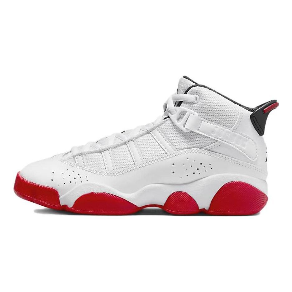 (PS) Air Jordan 6 Rings 'White University Red' 323432-160 sold by KicksCrew