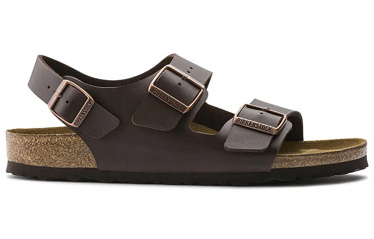 Birkenstock Milano Birko-Flor Sandals 'Dark Brown' 34701 sold by KicksCrew product image thumbnail 2