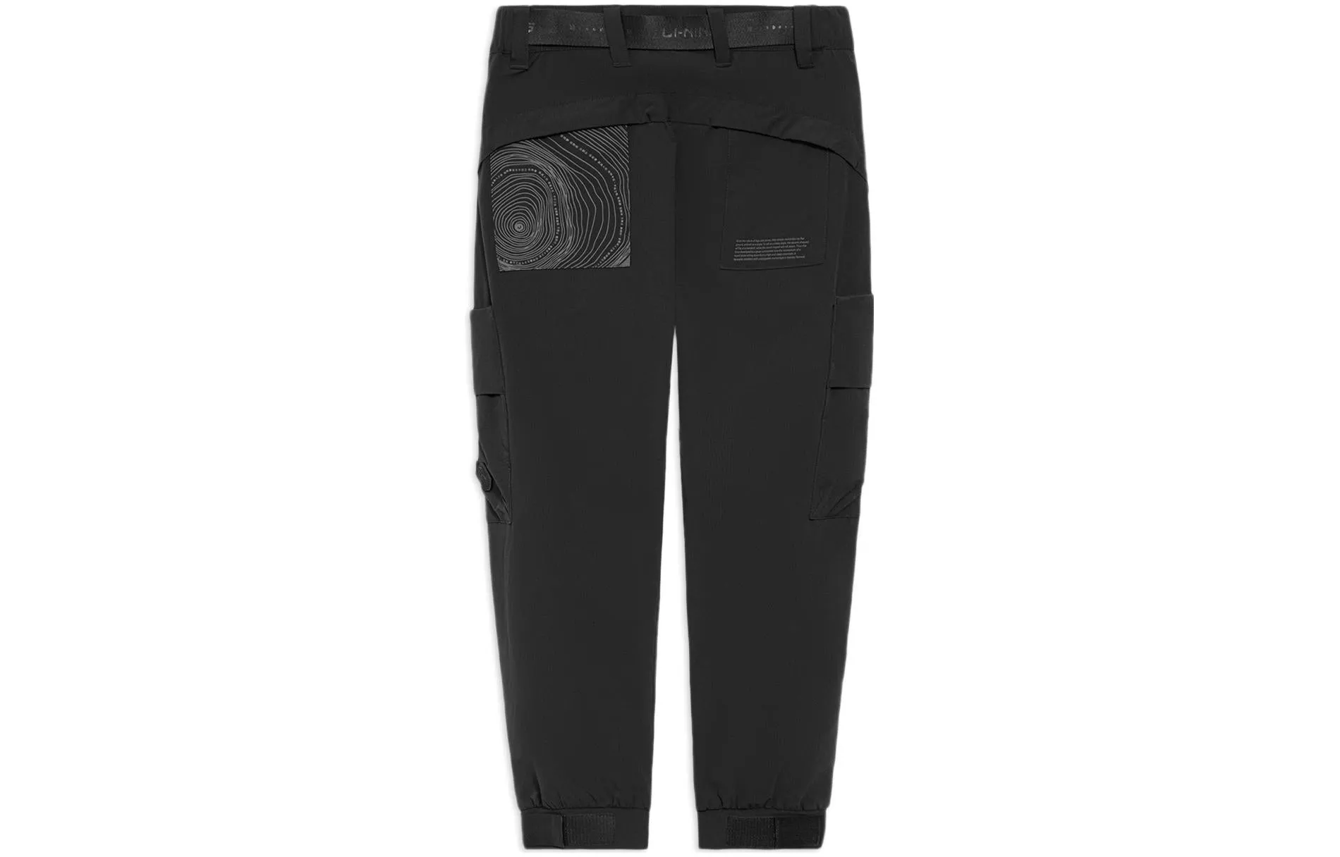 Li-Ning x Jackie Chan Kung Fu Joggers Pants 'Black' AYKS103-2 sold by KicksCrew product image thumbnail 2