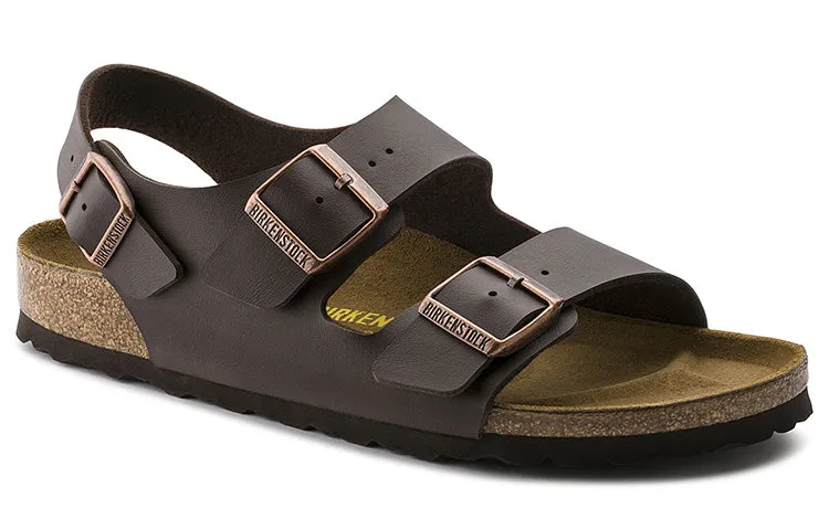 Birkenstock Milano Birko-Flor Sandals 'Dark Brown' 34701 sold by KicksCrew product image thumbnail 3
