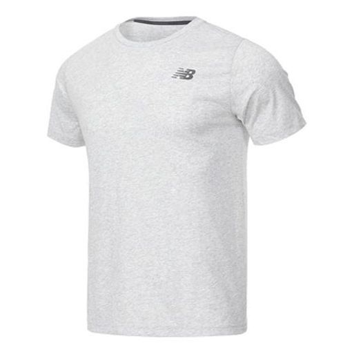 New Balance Heathertech Athletics T-Shirt 'Grey' AMT11070-AG sold by KicksCrew